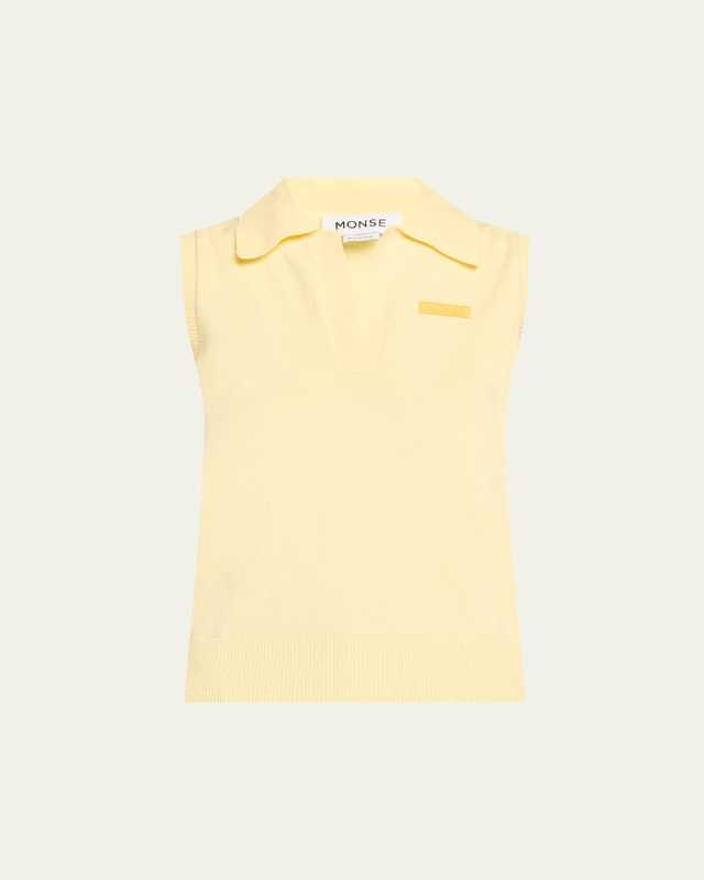 Knit Polo Vest